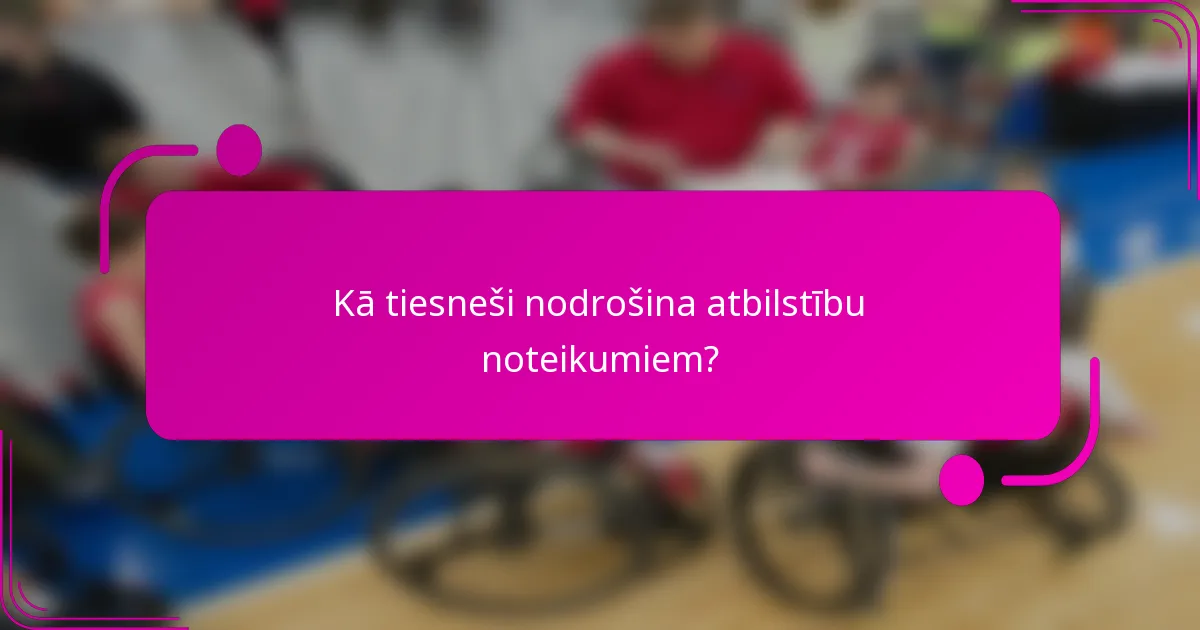 Kā tiesneši nodrošina atbilstību noteikumiem?